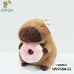 OFERTA CAPIBARA CON ACCESORIOS DE ROSQUILLA 28CM FUNDA