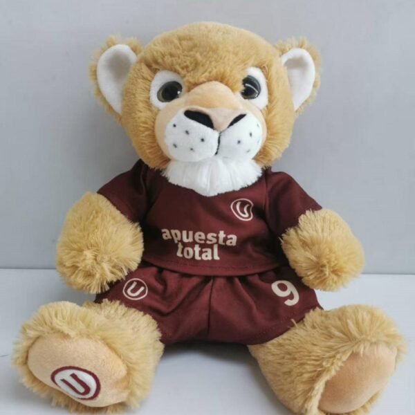 MASCOTA UNIVERSITARIO LEON GUINDA