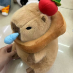 capibara jala moco ,pan y manzana 30cm