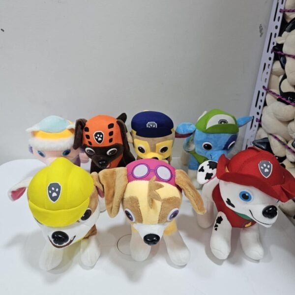 OFERTA PERRO PAW PATROL IMPORTADO X 7 (PRECIO POR LOS 7) 21CM APROX