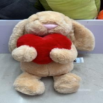 CONEJO PATILARGA CORAZON 45CM FUNDA