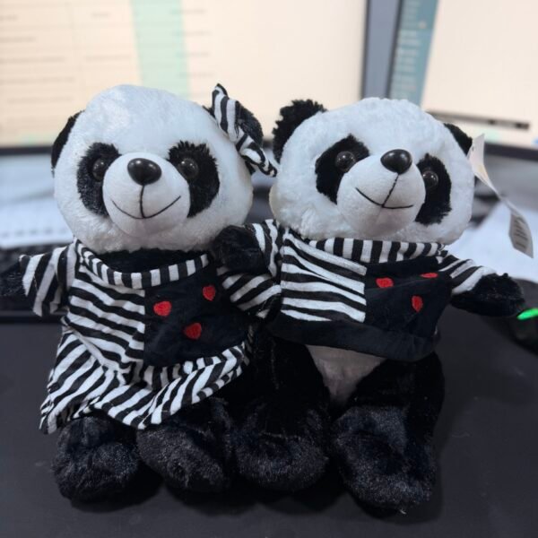 PAREJA DE PANDA 80CM FUNDA