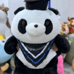 PANDA GRADUADO 35CM FUNDA