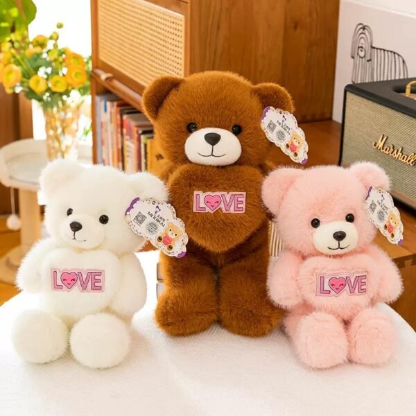 OSO PATILARGA CORAZON LOVE 30CM