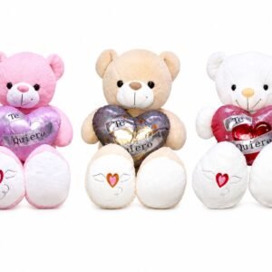 OSO CORAZON TE AMO LATEX 75CM FUNDA