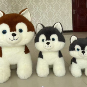 PERRO SIVERIANO TELA BONITA 65CM FUNDA