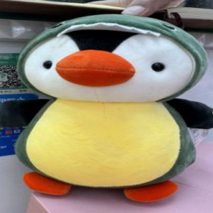 PINGÜINO DIZFRAZADO DE DINO 25CM