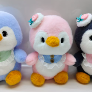 PINGUINO GORRITO BABERO 22CM