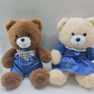 PAREJA DE OSO JEANS 30CM