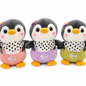 PINGUINO BUFANDA LOVE 22CM