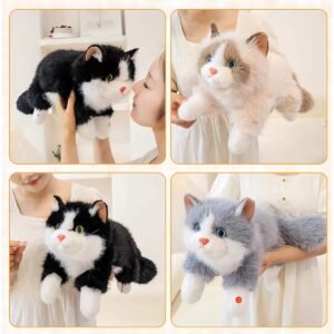 GATO MODELO REAL 50CM FUNDA
