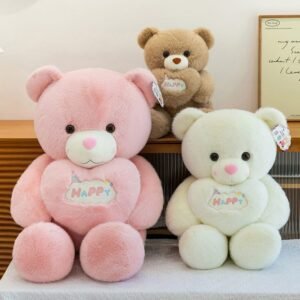 OSO CORAZON TELA BONITO PATILARGA 50 CM FUNDA