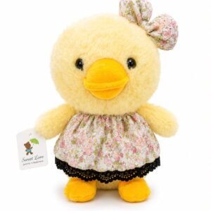 PATO CON VESTIDO FLOREADO 22CM