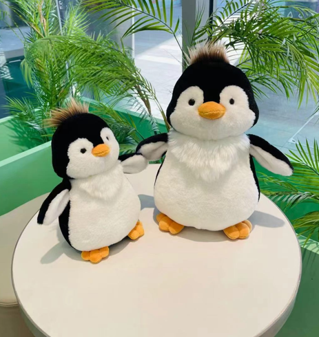 PINGÜINO NEGRO BONITO 22CM