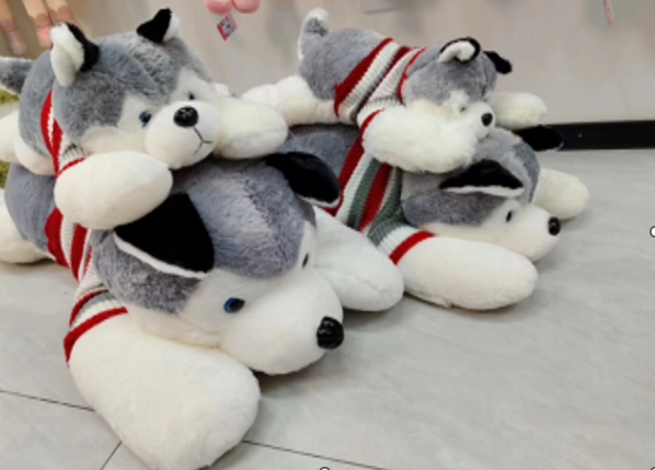 PERRO SIVERIANO HECHADO 100CM FUNDA