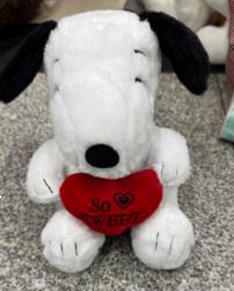 SNOPY CORAZON 23CM