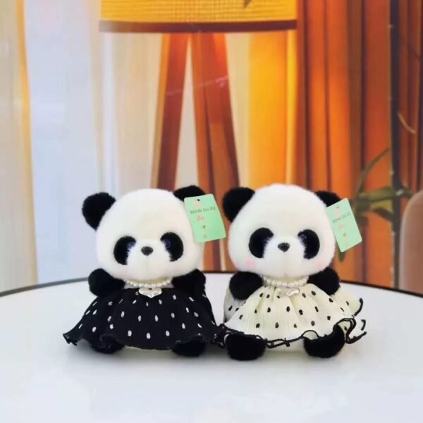 PANDA COLLAR VESTIDO BLACK 20CM
