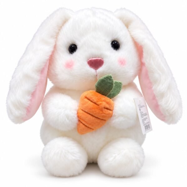 CONEJO CACHETON CON ZANAHORIA 22CM