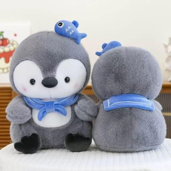 PINGÜINO TELA BONITA PESCADOR 55CM